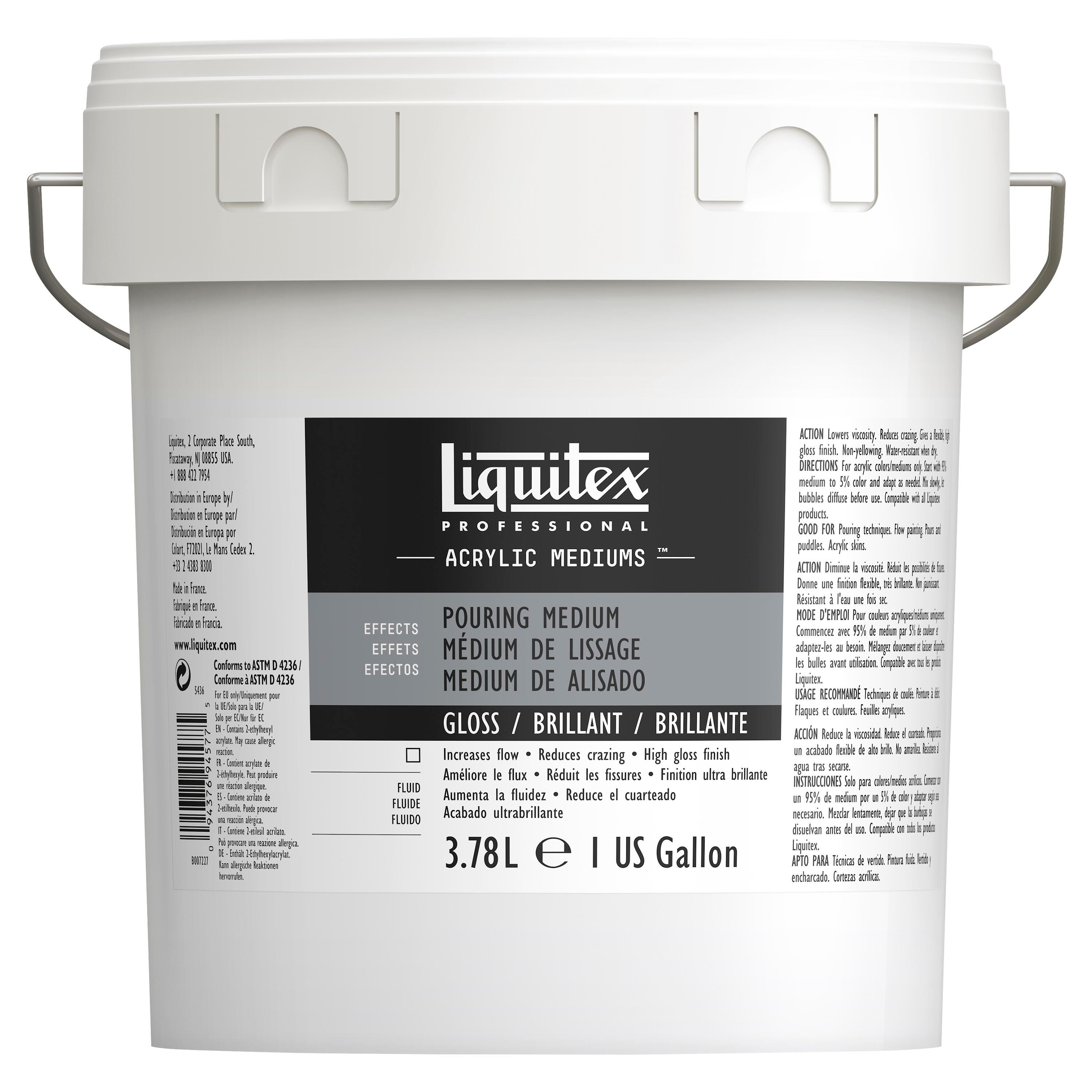 MEDIUM ACRYLIC LIQUITEX POURING GALLON