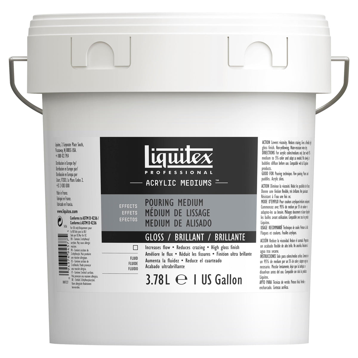 MEDIUM ACRYLIC LIQUITEX POURING GALLON