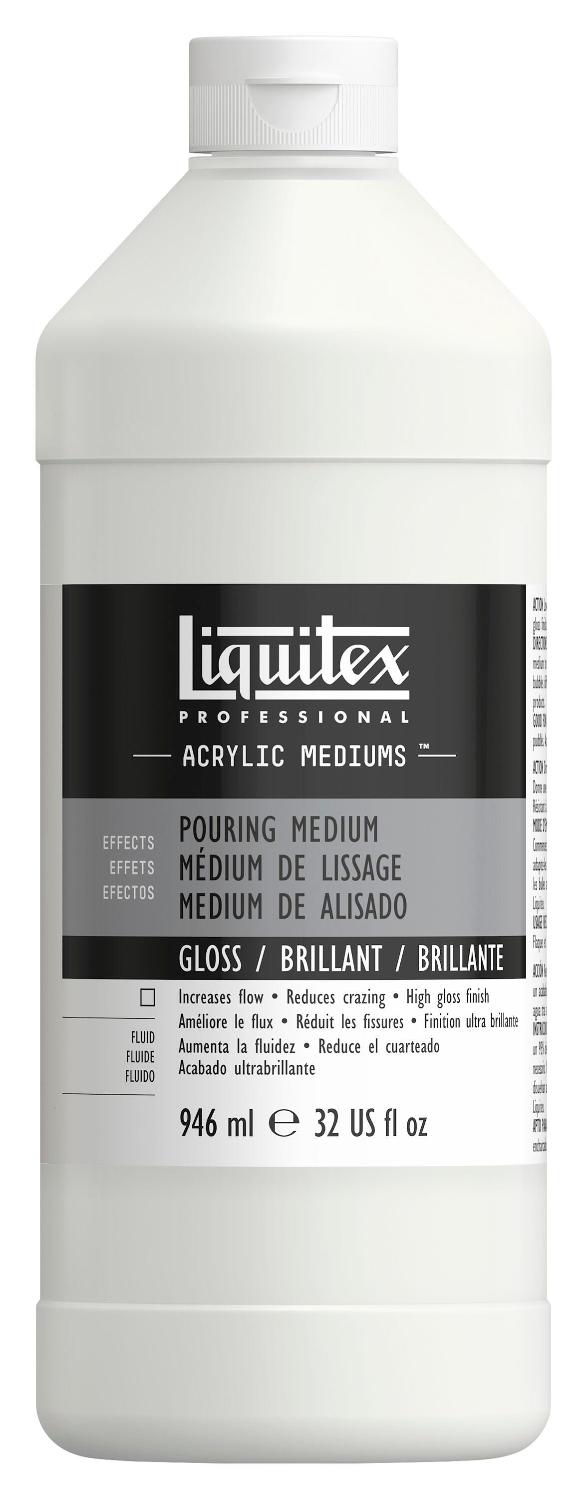 MEDIUM ACRYLIC LIQUITEX POURING QUART