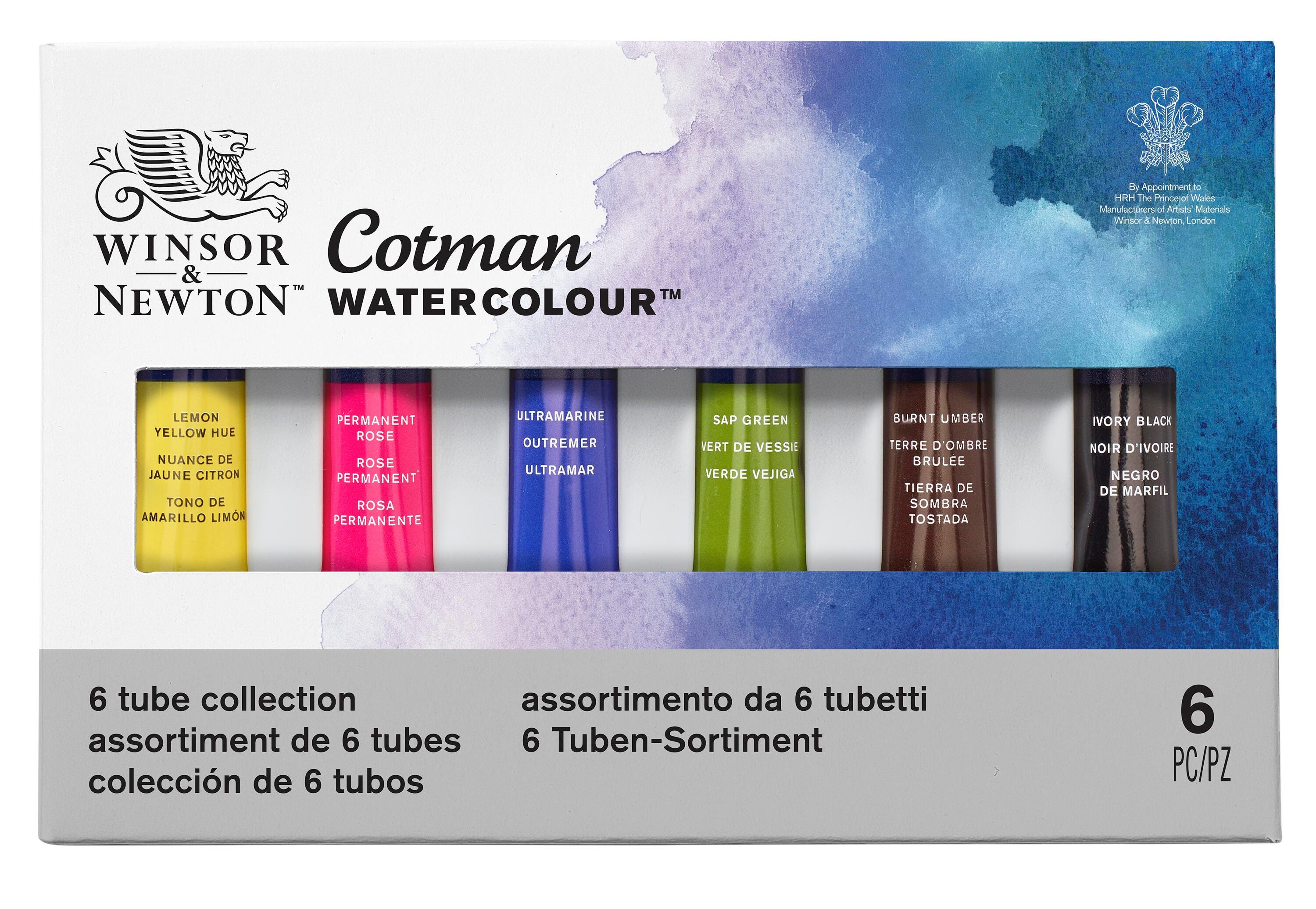 PAINT WATERCOLOR WN COTMAN ASST 0.27 OZ TUBE SET OF 6