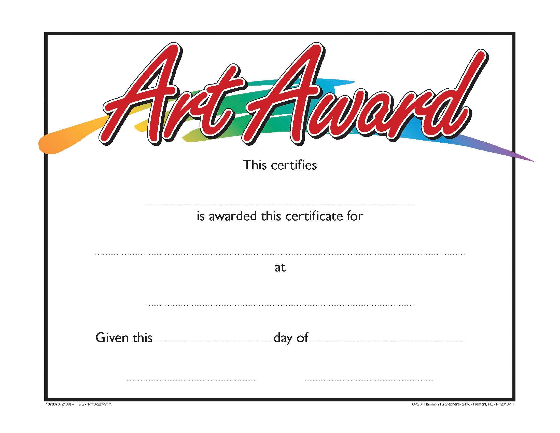 AWARD RECOGNITION ART 8-1/2X11 INCHES 70 LB