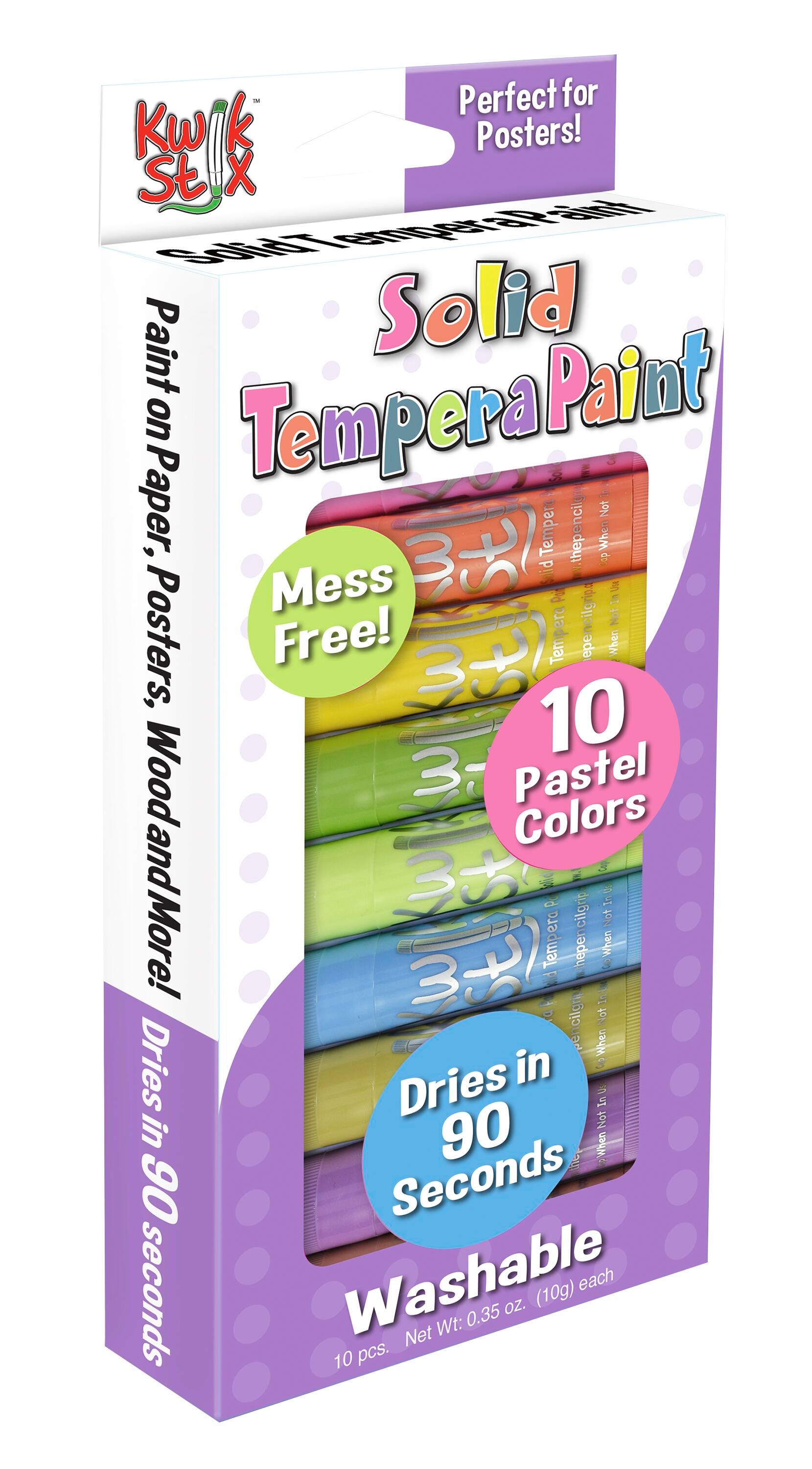 PAINT TEMPERA KWIK STIX PASTELS SET OF 10