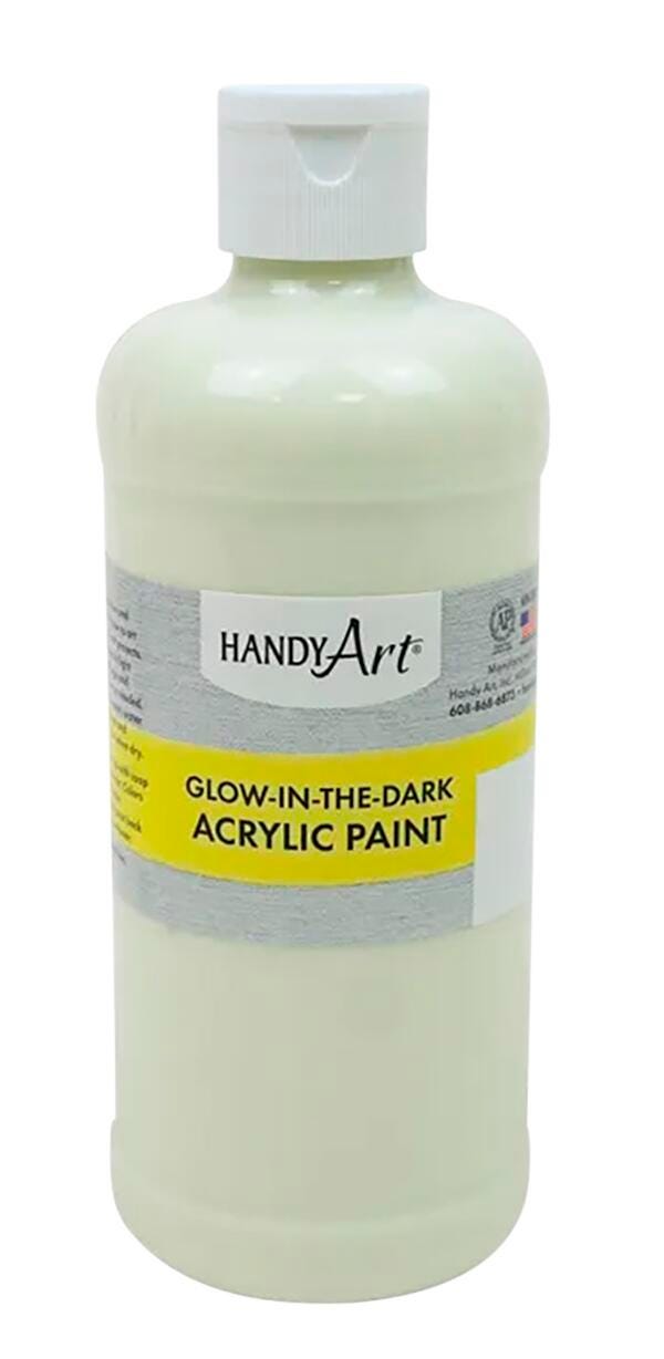 PAINT ACRYLIC HANDY ART GLOW IN THE DARK PINT