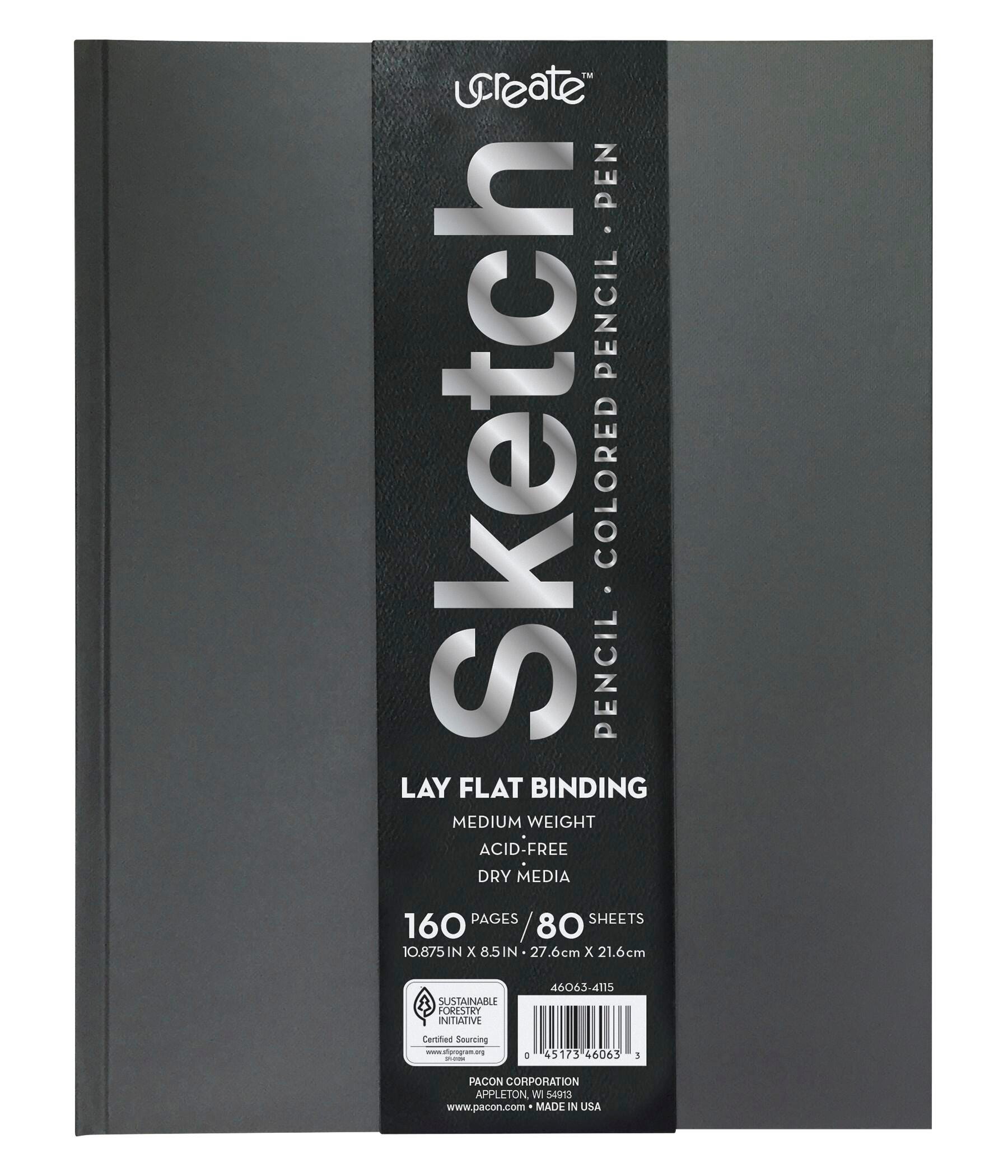 PAPER PAD HRDBND SKTCH 10.875 X 8.5 IN 80 SHT