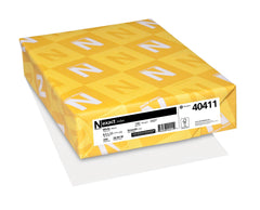 PAPER CARDSTOCK 8.5X11 IN WHITE PASTEL 110 LB 250 SHEETS