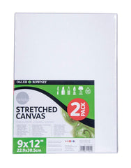 CANVAS STRETCHED SIMPLY 9X12 PACK OF 2