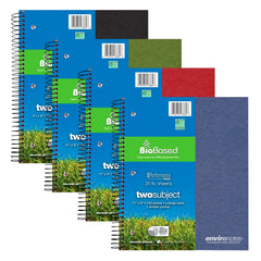 PAPER NTBK 100 SHT ASST CR 11 X 9 IN 2 SUBJ