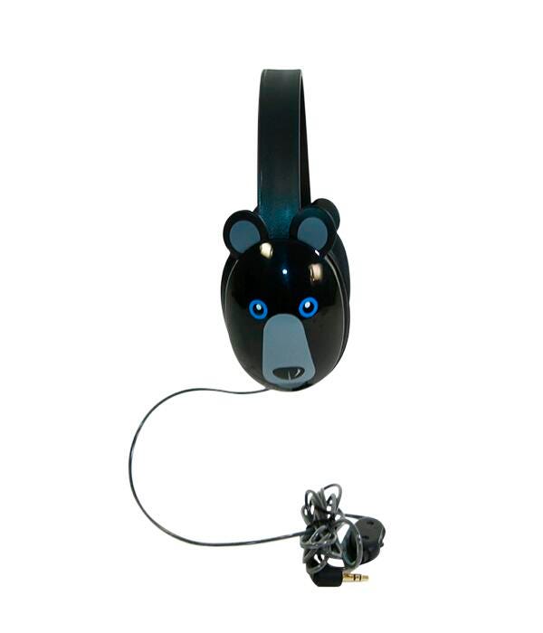 HEADPHONES LISTENING FIRST - 3.5MM - BEAR - CALIFONE CALITUFF - 2810-BLK - EACH
