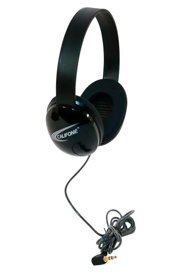 HEADPHONES LISTENING FIRST - 3.5MM - BLACK - CALIFONE CALITUFF 2800-BKP CT - EA