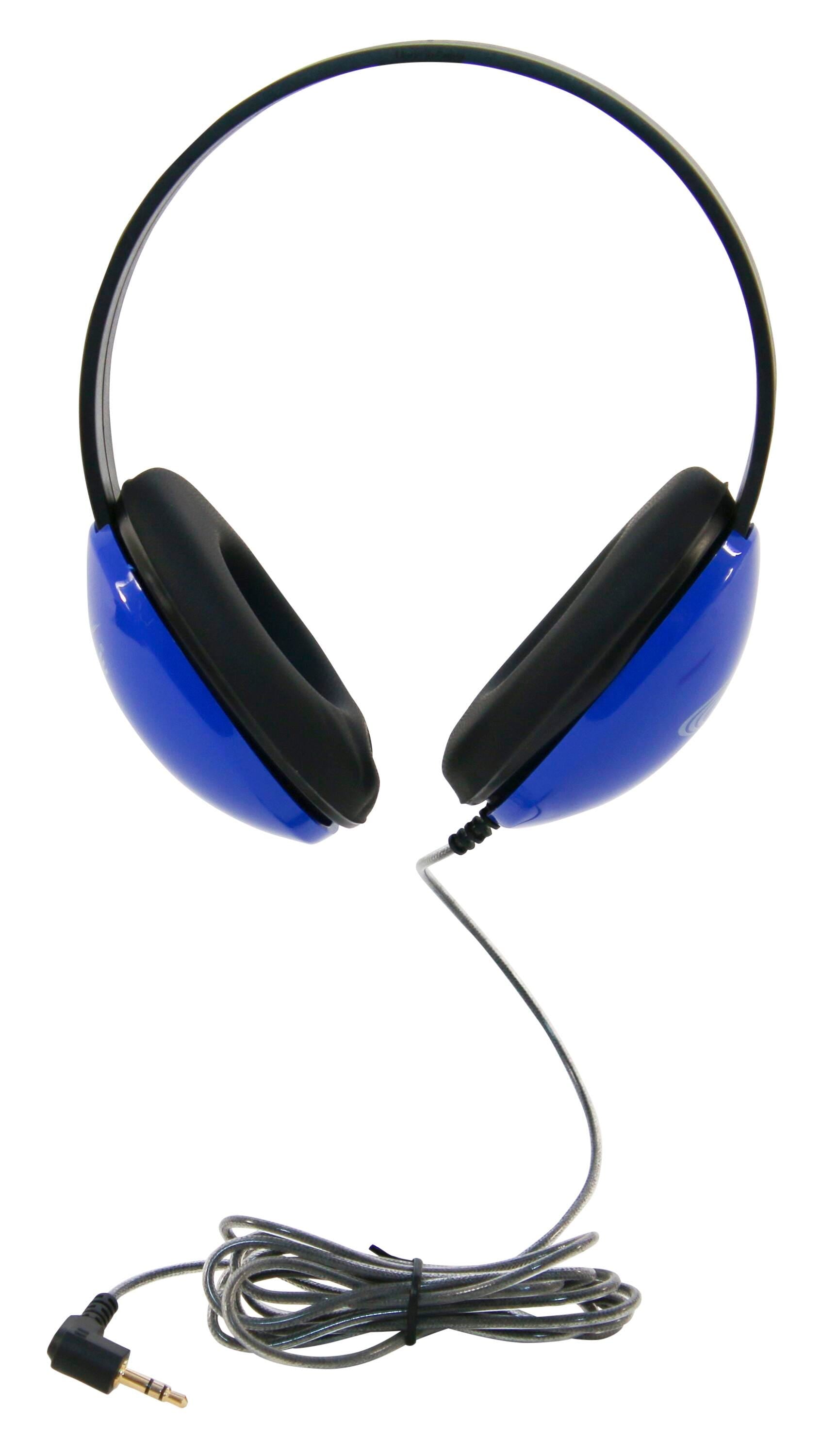 HEADPHONES LISTENING FIRST - 3.5MM - BLUE - CALIFONE CALITUFF 2800-BL CT - EACH