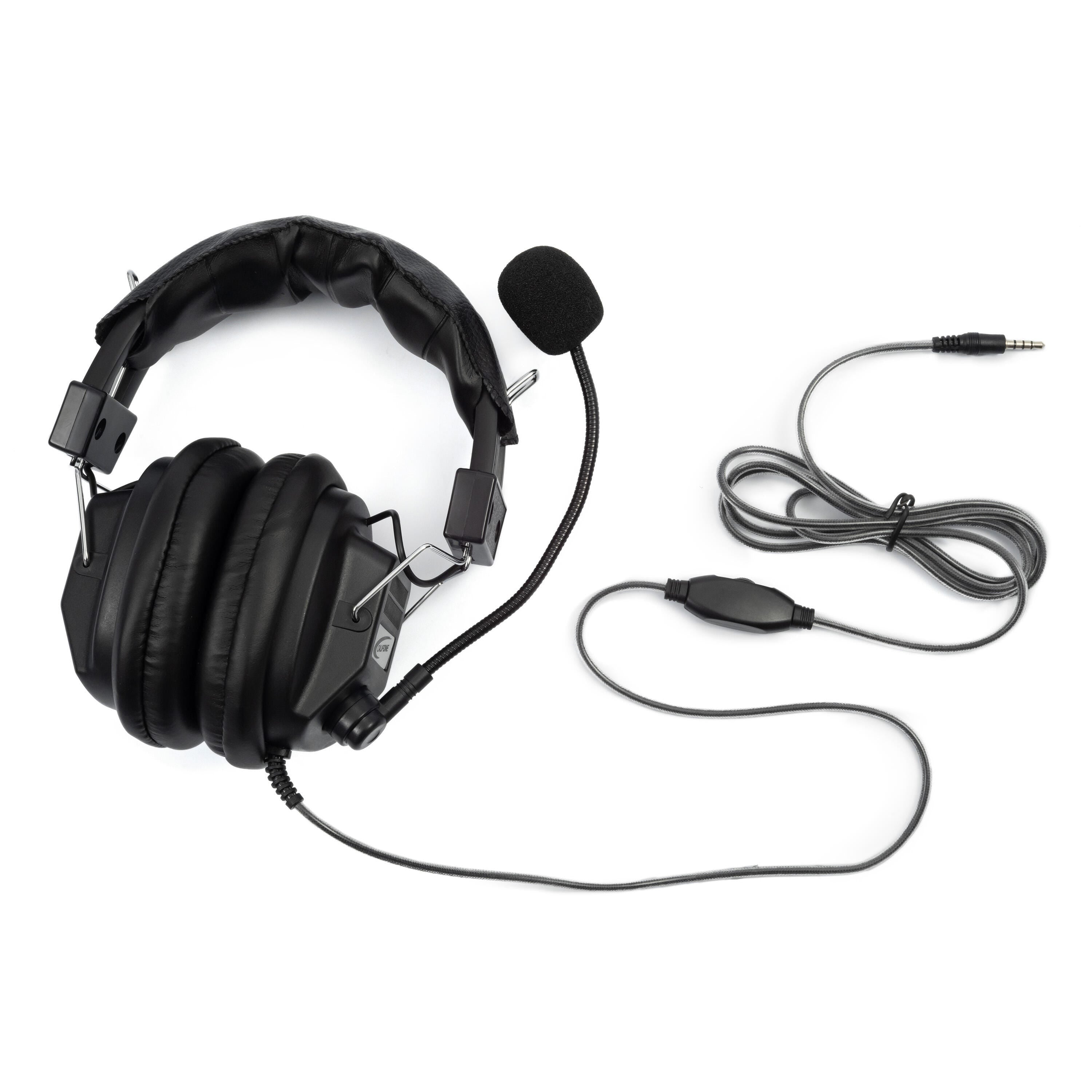HEADSET OVER-EAR W/INLINE VOLUME - 3.5MM BLACK CALIFONE CALITUFF 3068MT EACH