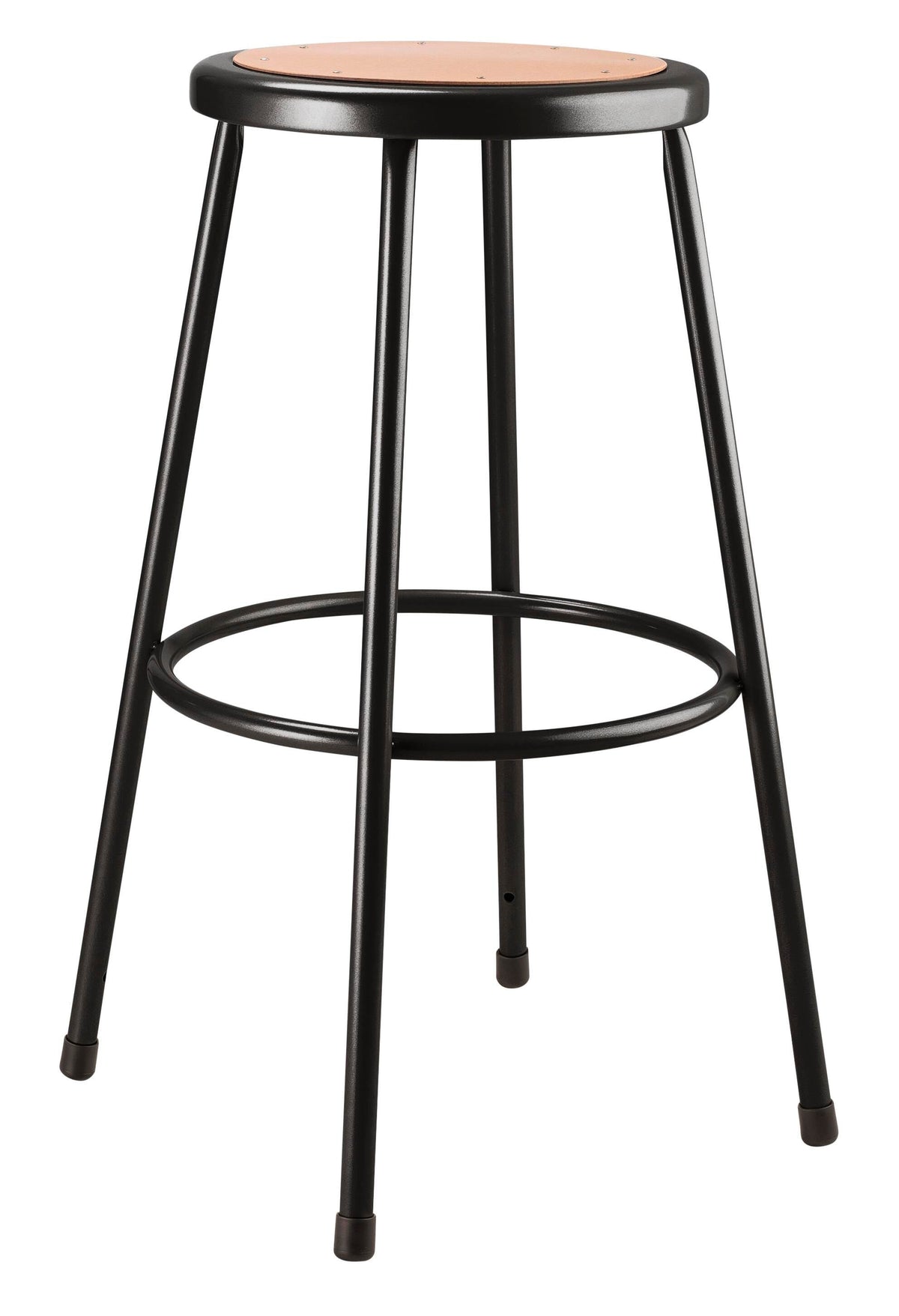 STOOL - NATIONAL PUBLIC SEATING - 30 IN FIXED HEIGHT - BLACK