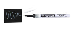PEN MARKERS SAKURA PENTOUCH EXTRA FINE WHITE EACH