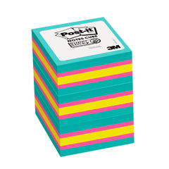 NOTES POST-IT CUBE 3 X 3 IN BL WV 3 PK
