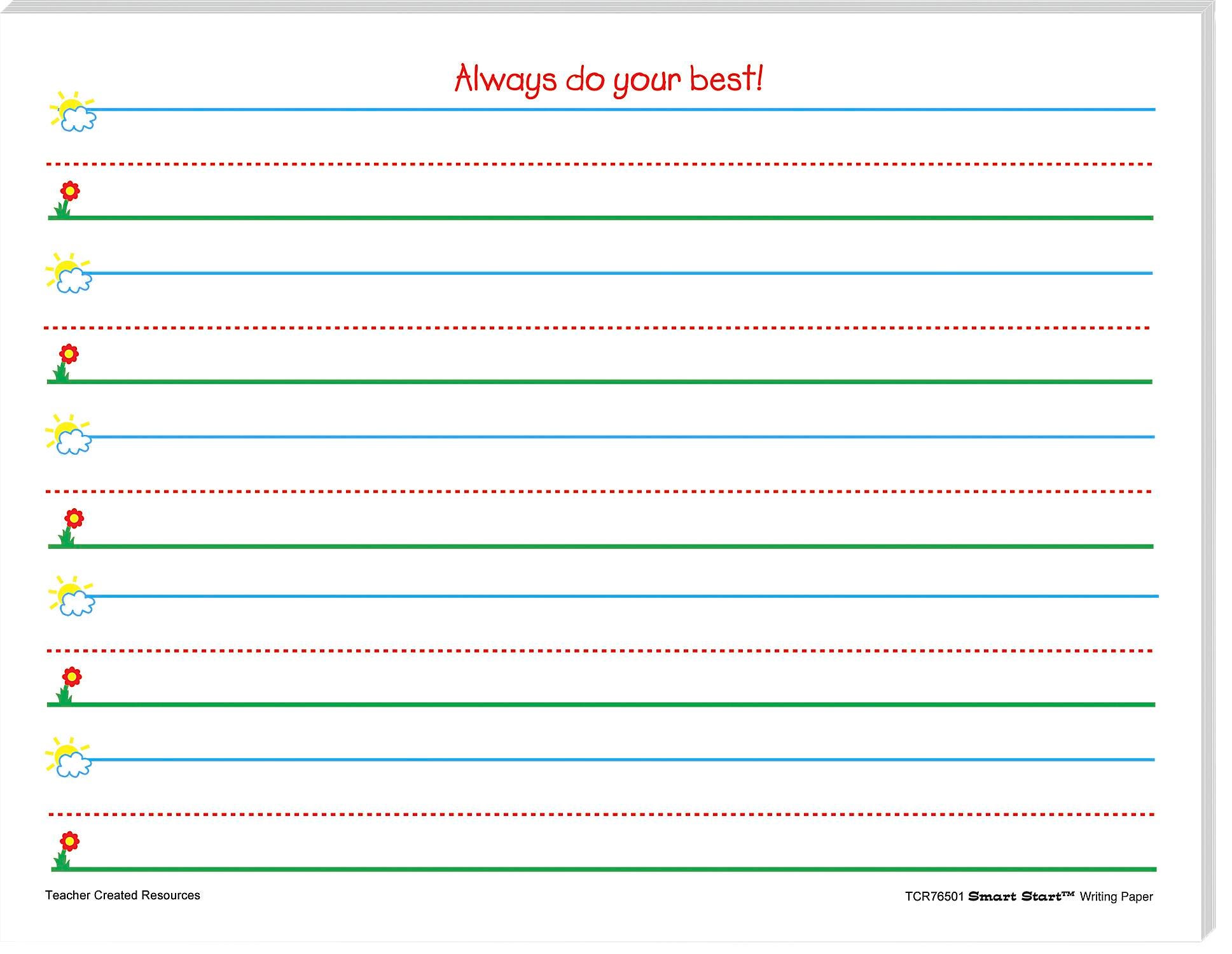 PAPER WRITING K-1 SMART START 100 SHEETS
