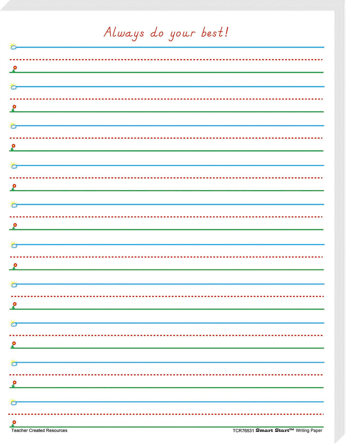 PAPER WRITING 1-2 SMART START 100 SHEETS
