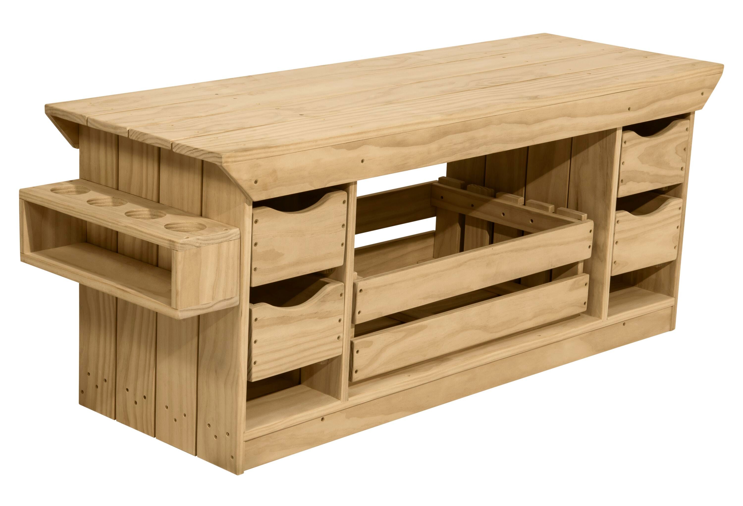 WOOD DESIGNS OUTDOOR ACTIVITY CENTER - 54 X 19-1/4 X 24 INCHES