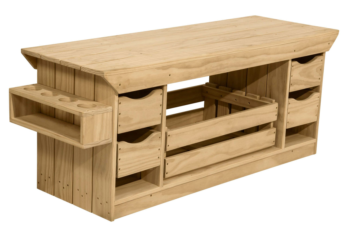 WOOD DESIGNS OUTDOOR ACTIVITY CENTER - 54 X 19-1/4 X 24 INCHES