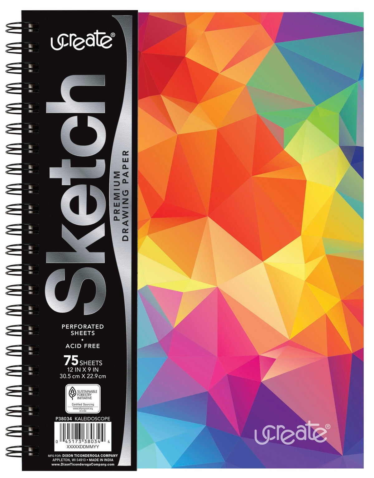 PAPER PAD UCREATE KLDSCP 9 x 12 IN 75 SHT