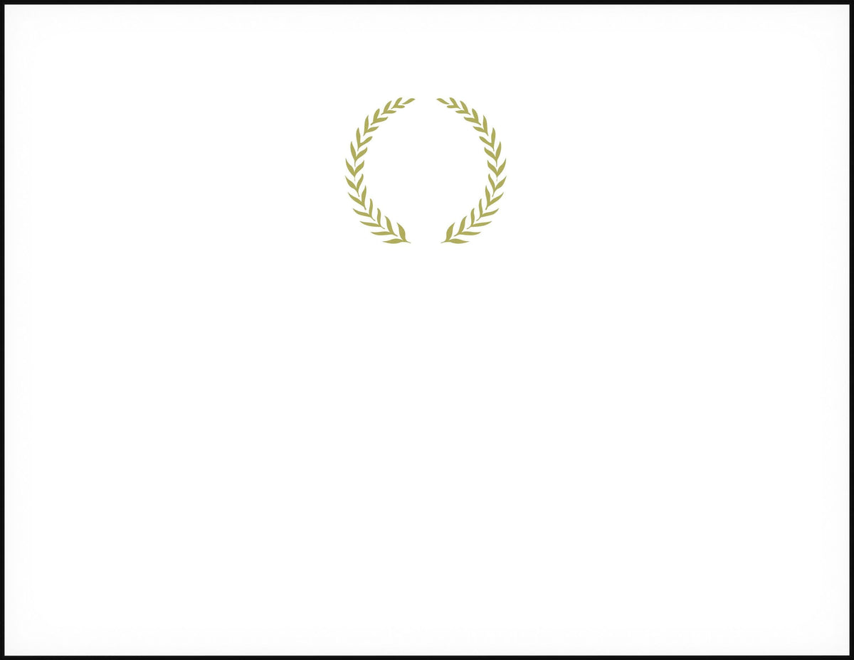 AWARD RECOGNITION FOIL EMBOSSED STAR 8-1/2 X 11 INCHES