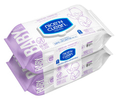 WIPES NICE N CLEAN 2 PACKS OF 100 SENSITIVE SKIN