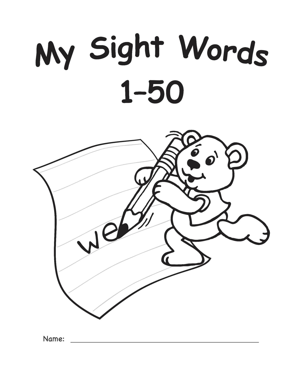 MY OWN BOOKS SIGHT WORDS 1 - 50 10 PACK