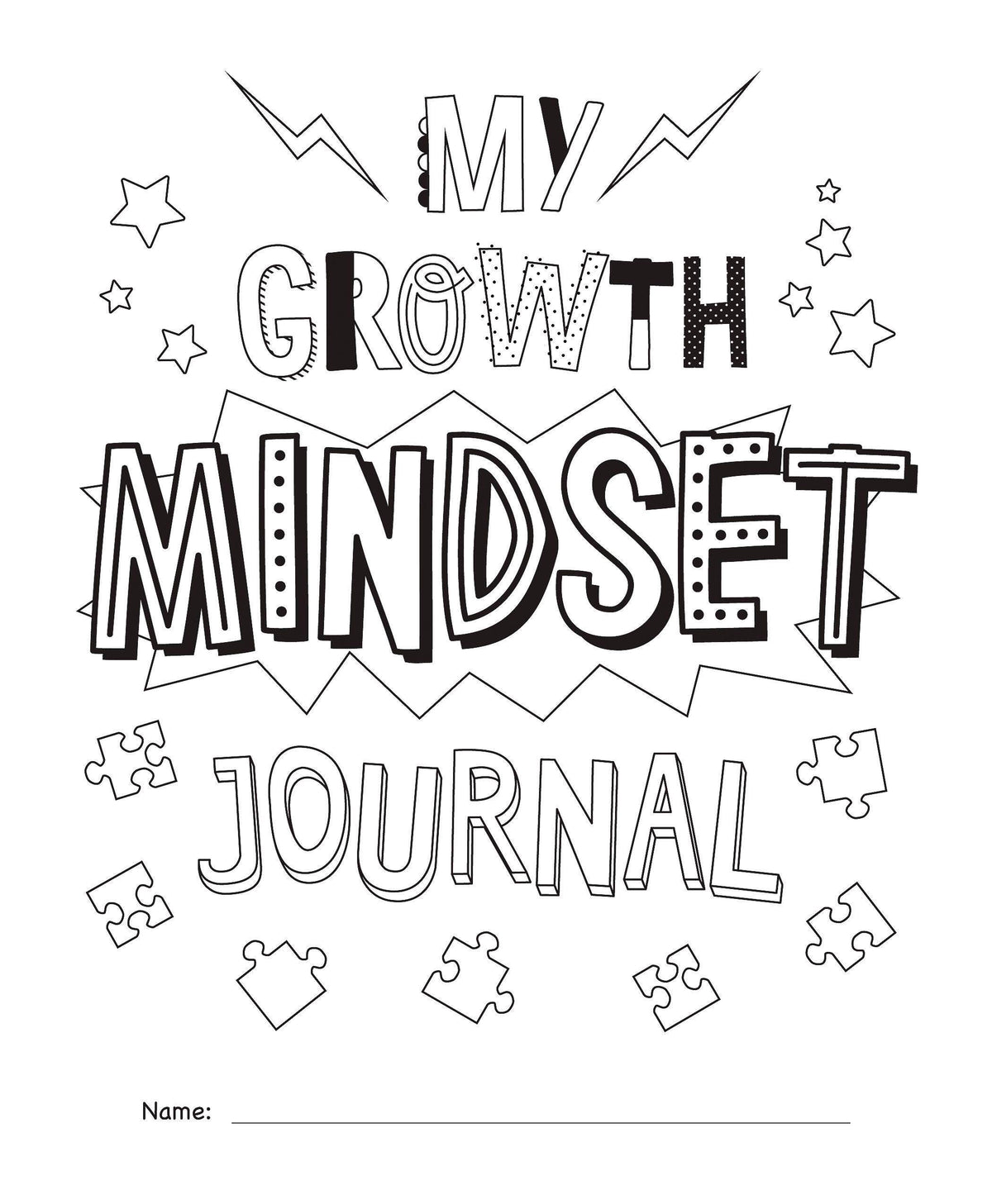 NEW MY OWN BOOKS MY GROWTH MINDSET JOURNAL 10-PACK