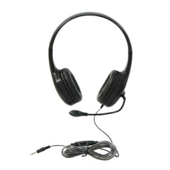 HEADSET ON-EAR W/GOOSENECK MICROPHONE 3.5MM BLK CALIFONE CALITUFF KH-08GT EACH