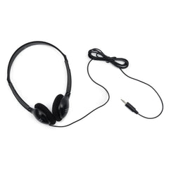 HEADPHONES LIGHTWEIGHT ON-EAR - 3.5MM - BLACK - CALIFONE CA-2 - EACH