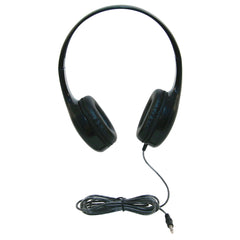 HEADPHONES ON-EAR - 3.5MM - BLACK - CALIFONE CALITUFF KH-08N BK - EACH