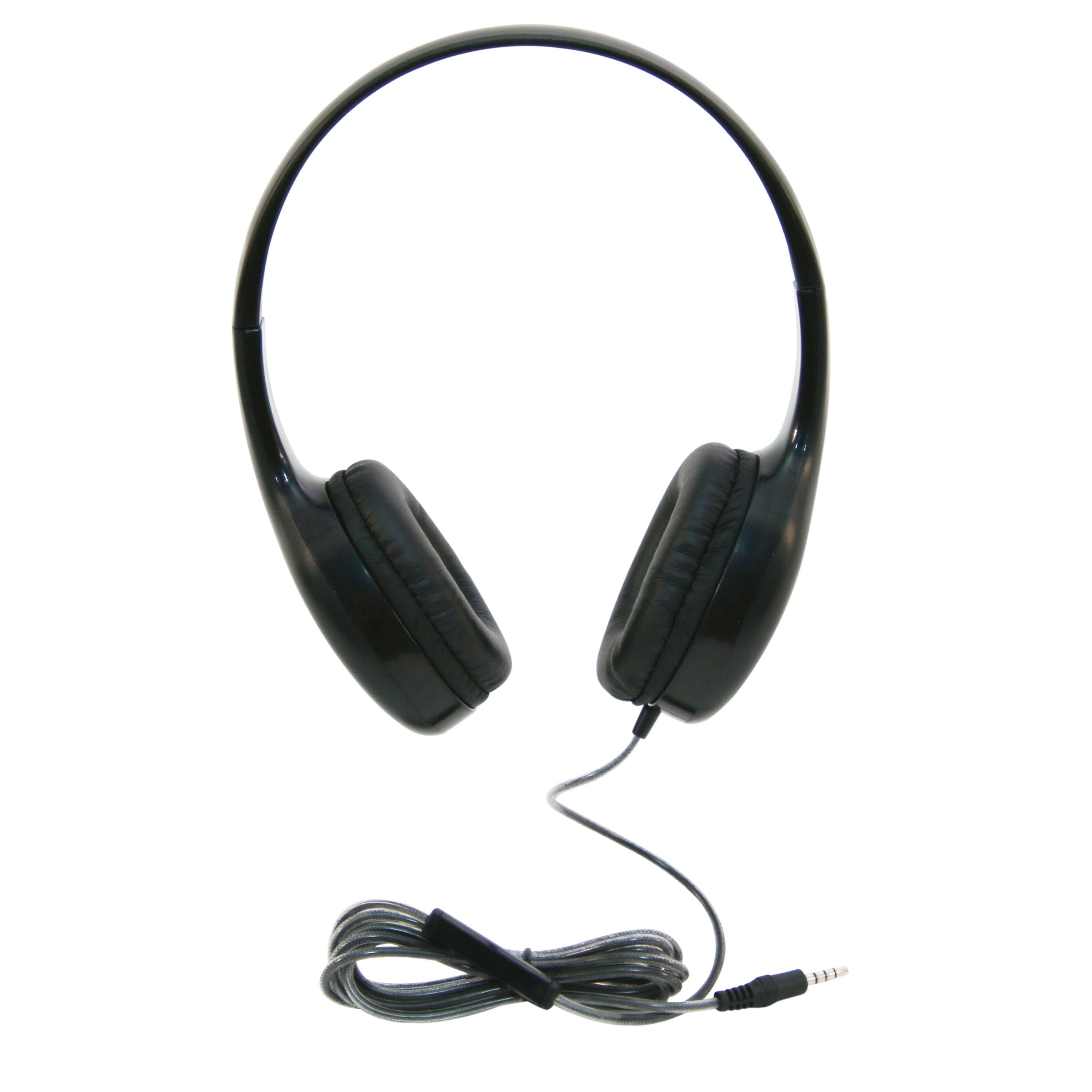 HEADSET ON-EAR W/INLINE MICROPHONE 3.5MM BLACK CALIFONE CALITUFF KH-08T BK EACH
