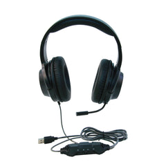 HEADSET GAMING OVER-EAR - USB - BLACK - CALIFONE CALITUFF G200 - EACH