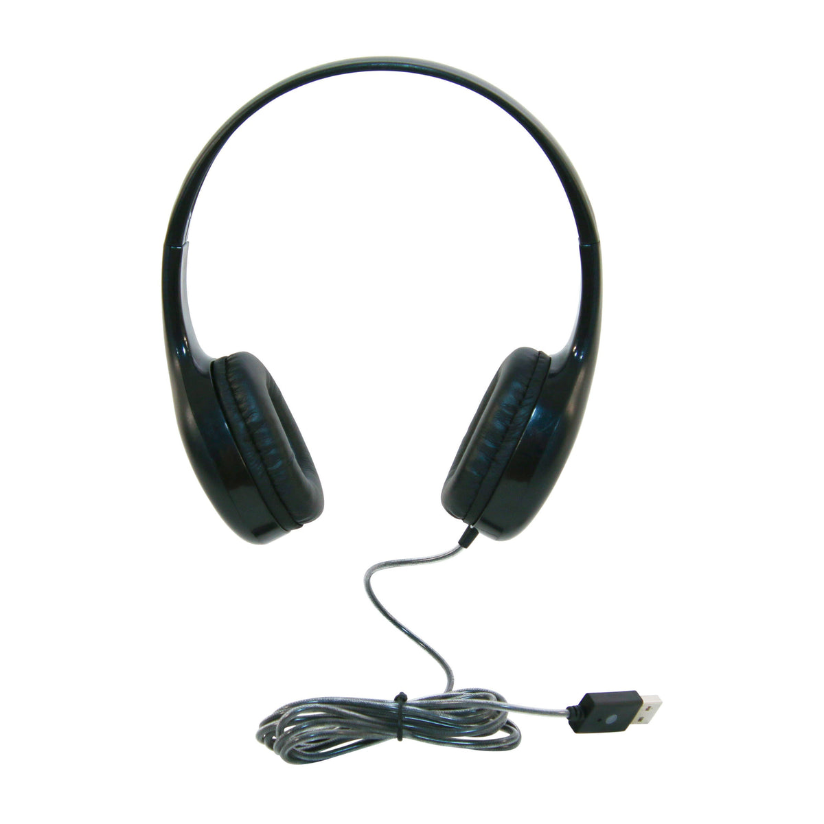 HEADPHONES ON-EAR - USB - BLACK - CALIFONE CALITUFF KH-08 USB BK - EACH