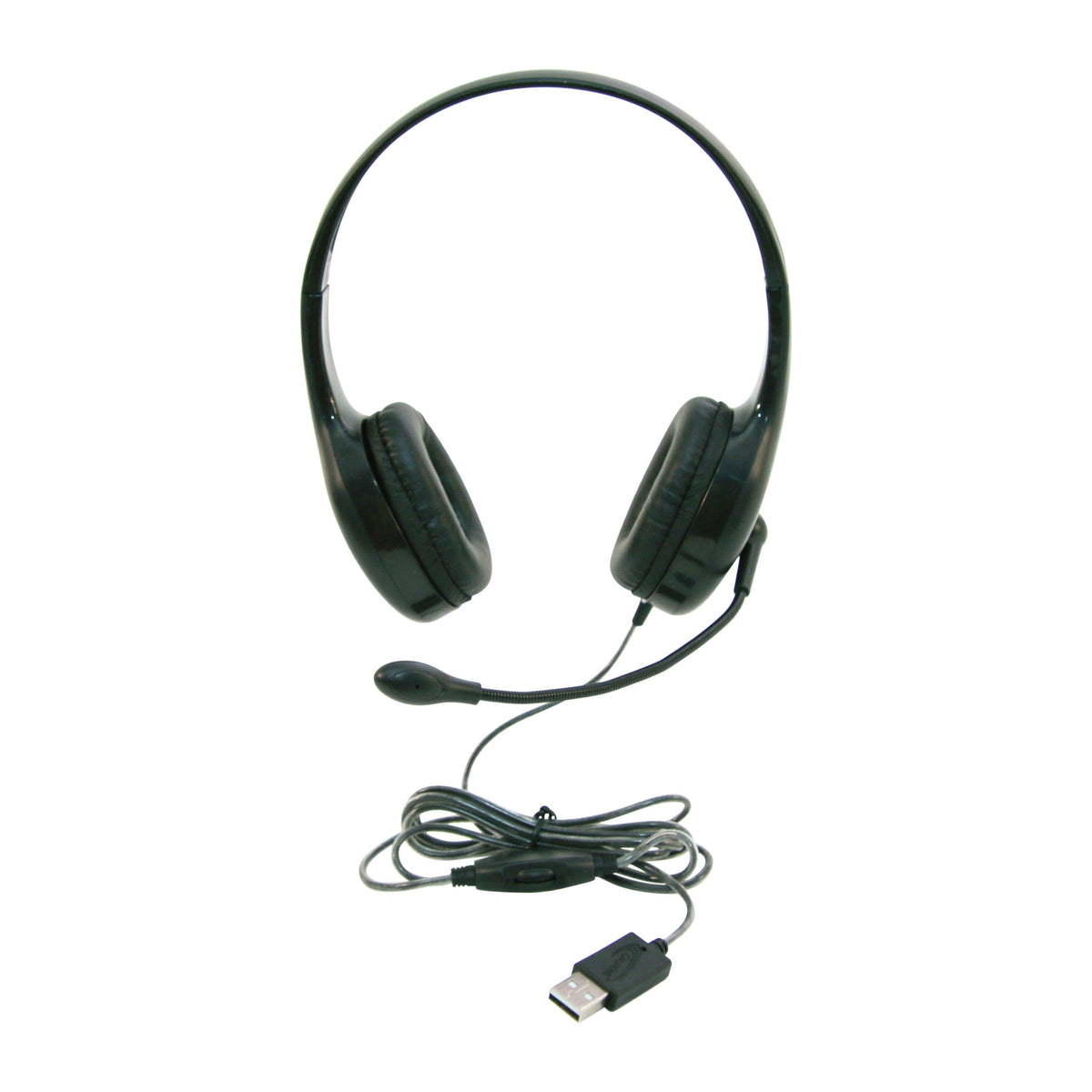 HEADSET ON-EAR W/GOOSENECK MICROPHONE USB BLK CALIFONE CALITUFF KH-08 GUSB EACH