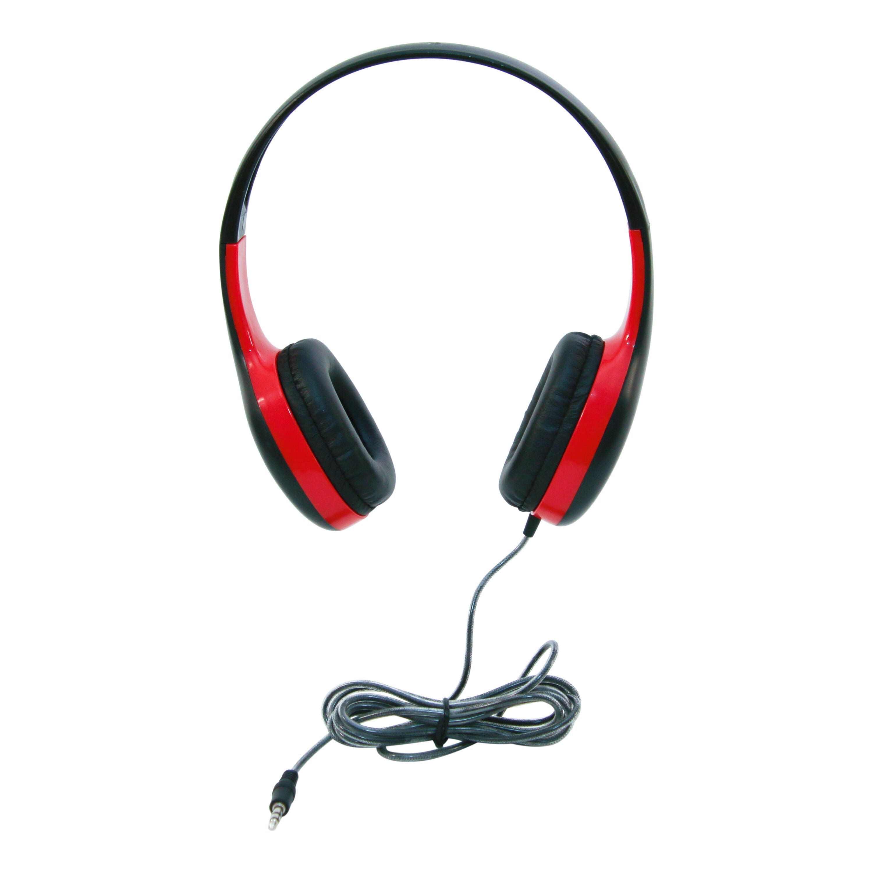 HEADPHONES ON-EAR - 3.5MM - RED - CALIFONE CALITUFF KH-08N RD - EACH