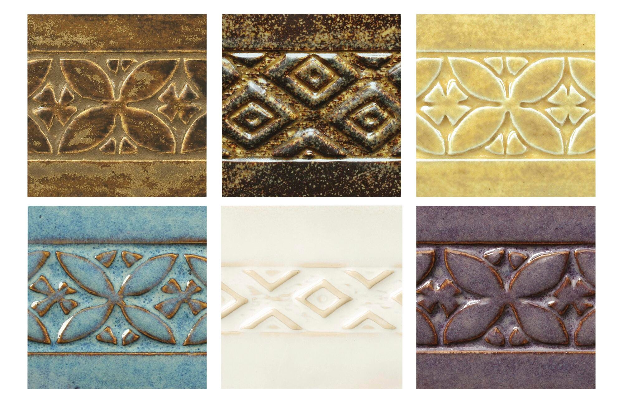 GLAZE AMACO POTTERS CHOICE SET 1 PINTS SET OF 6