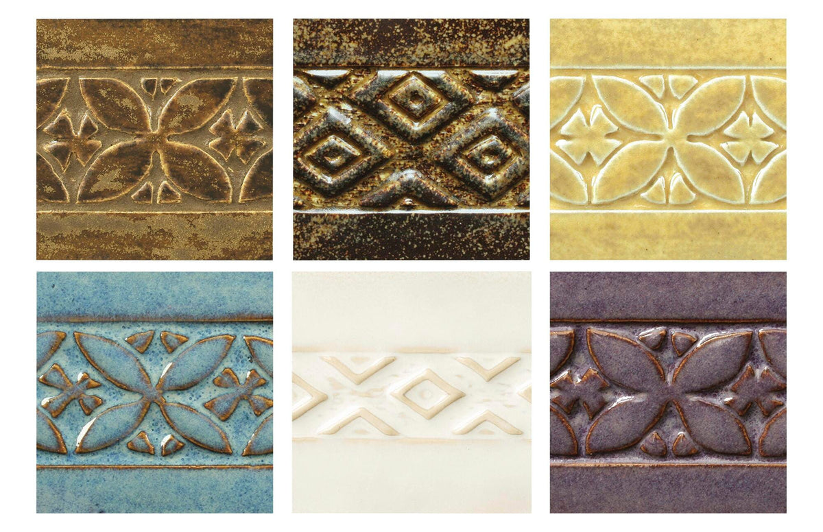 GLAZE AMACO POTTERS CHOICE SET 1 PINTS SET OF 6