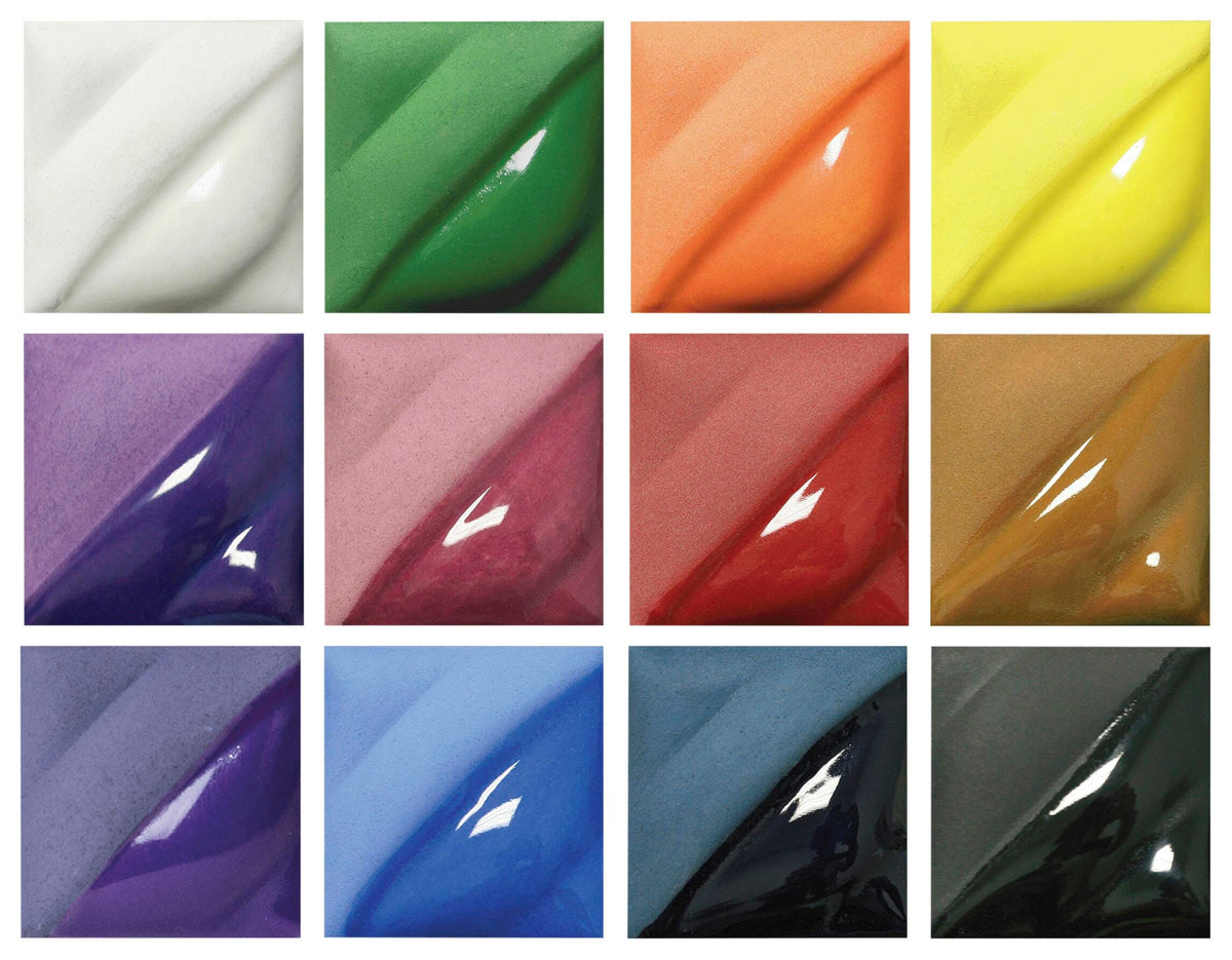 UNDERGLAZE AMACO VELVET CLASSROOM PACK PINTS SET OF 12