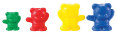 COUNTERS AND SORTING BEARS 4 COLORS 75 EACH SET OF 300