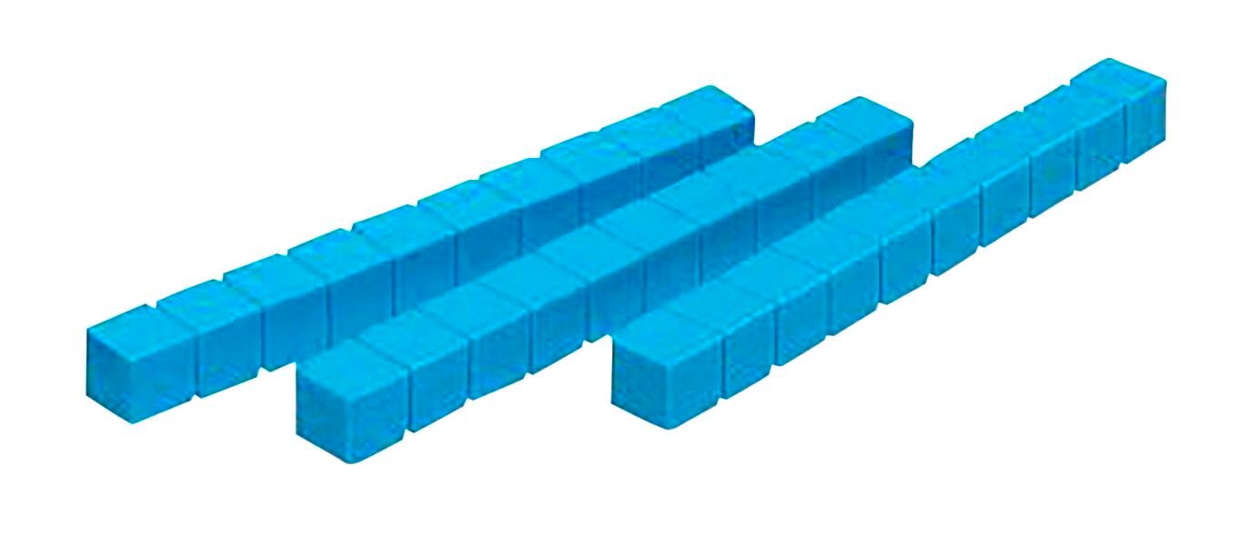 BASE TEN RODS SET OF 50