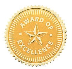SEAL RECOGNITION AWARD OF EXCEL PACK OF 54