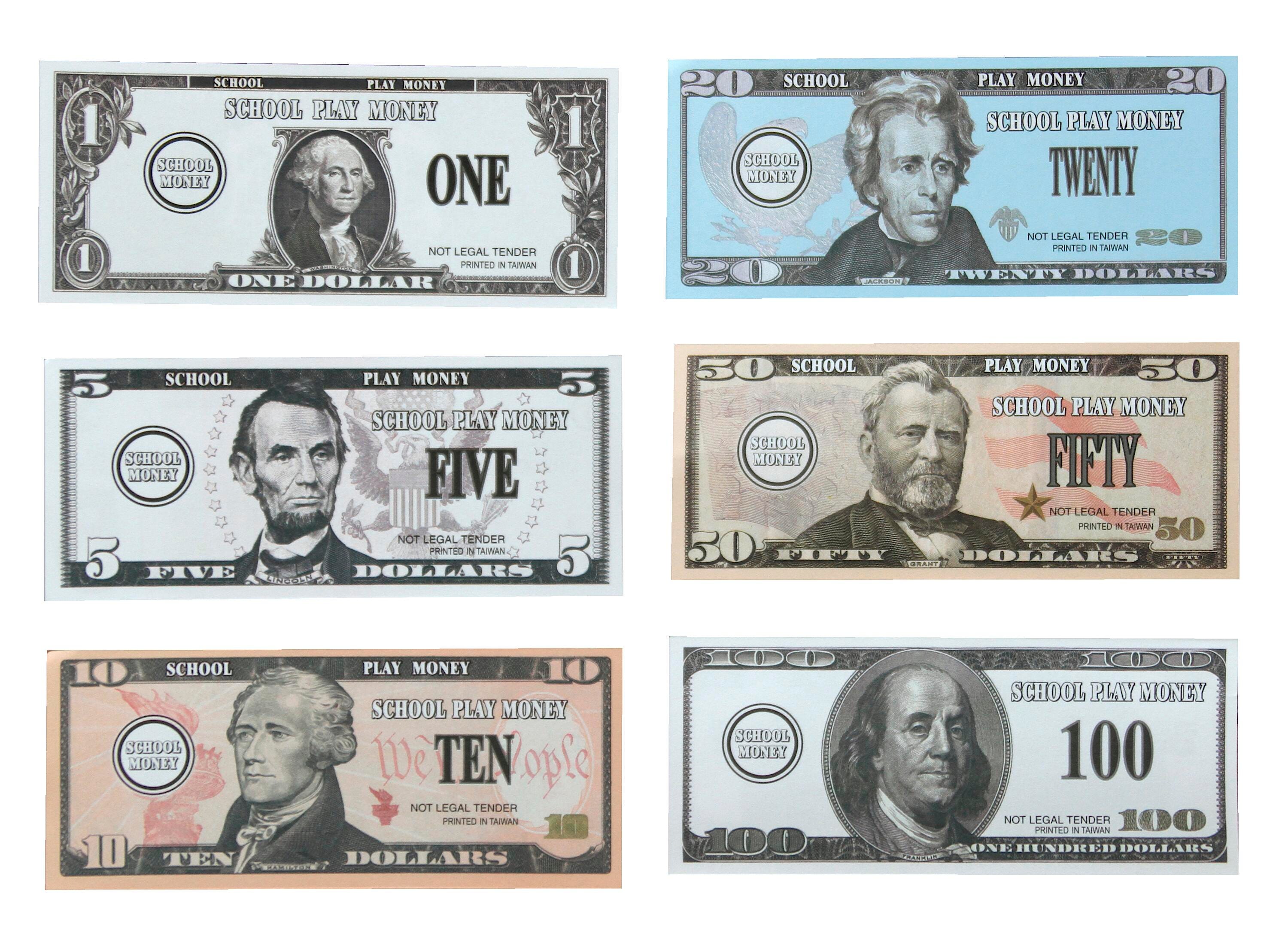 MONEY PLAY U.S. BILLS PACK OF 320