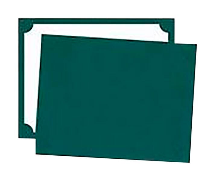 AWARD COVER GREEN BLANK PACK OF 25