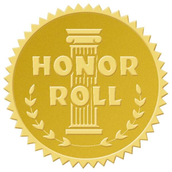 SEAL RECOGNITION HONOR ROLL PACK OF 54