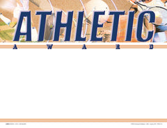 AWARD RECOGNITION ATHLETIC BLANK 8-1/2 X 11 PACK OF 25