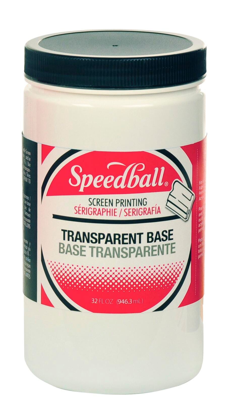 TRANSPARENT BASE SCREEN PRINTING QUART
