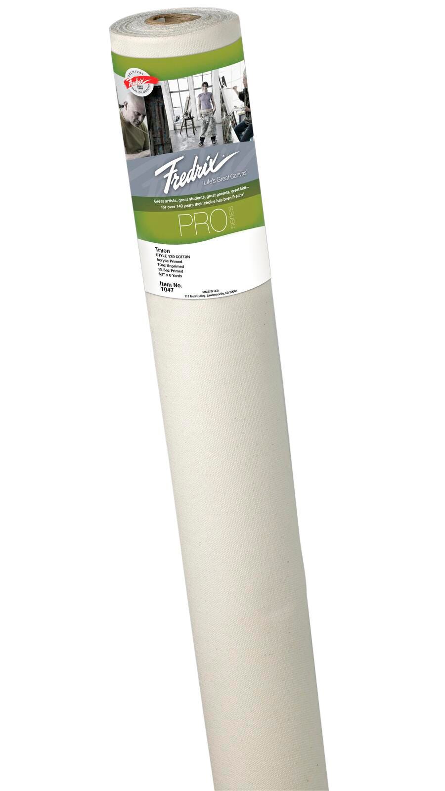 CANVAS ROLL PRIMED #139 TRYON 15.5OZ 63INX6YD