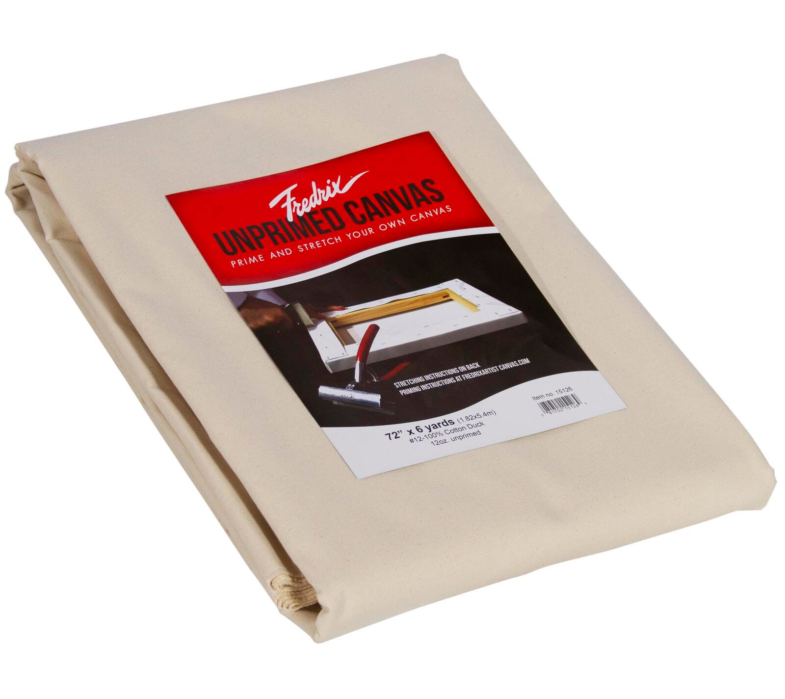 CANVAS UNPRIMED FOLDED 12 OZ 72INX6YD