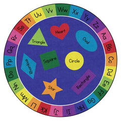 CHILDCRAFT RAINBOW OF SHAPES - 6 FT ROUND - PRIMARY