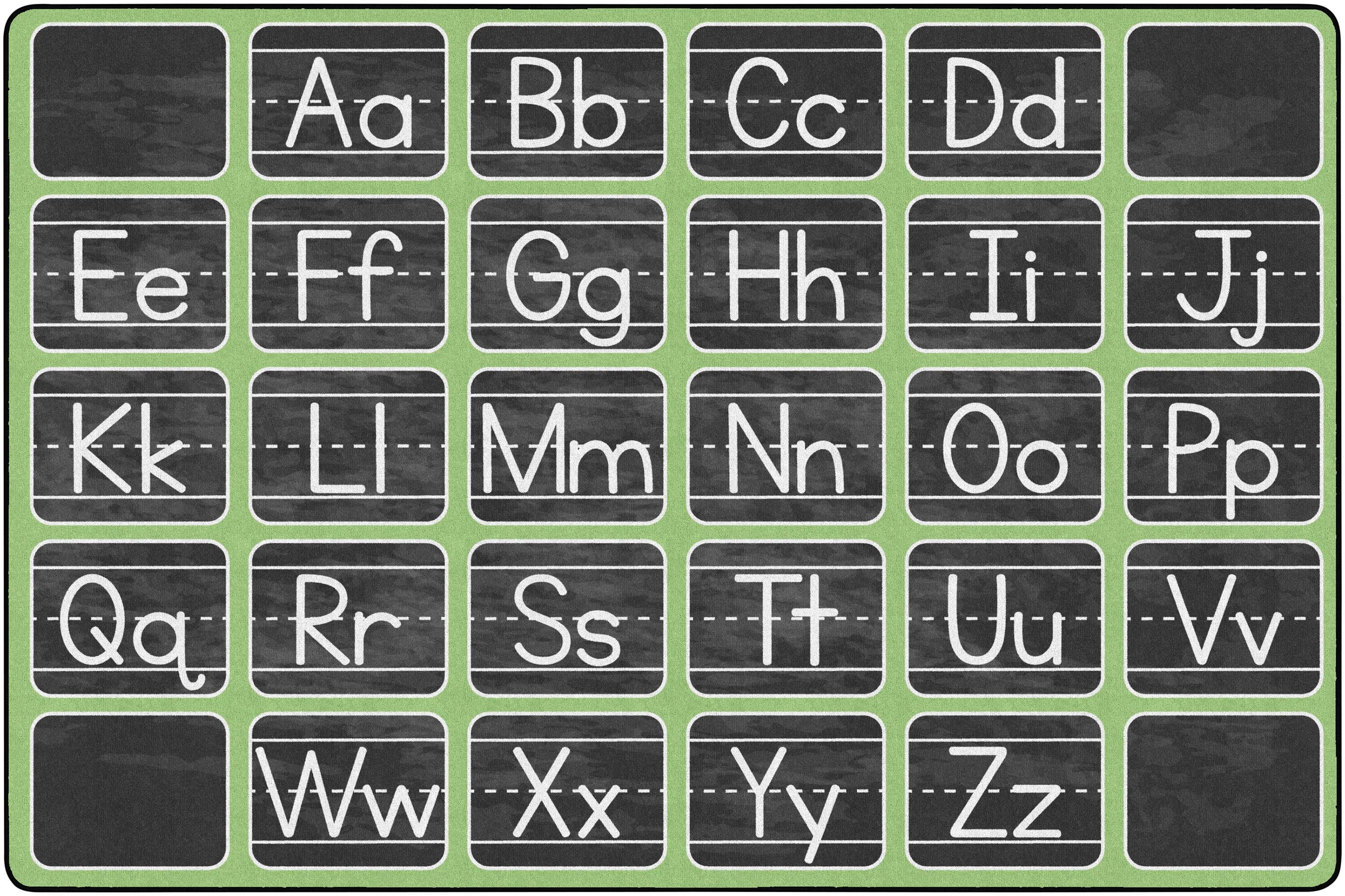 CHILDCRAFT - CARPETS - ABC BLOCKS - RECTANGLE - 6 FT X 9 FT - SPECIFY CARPET COLOR